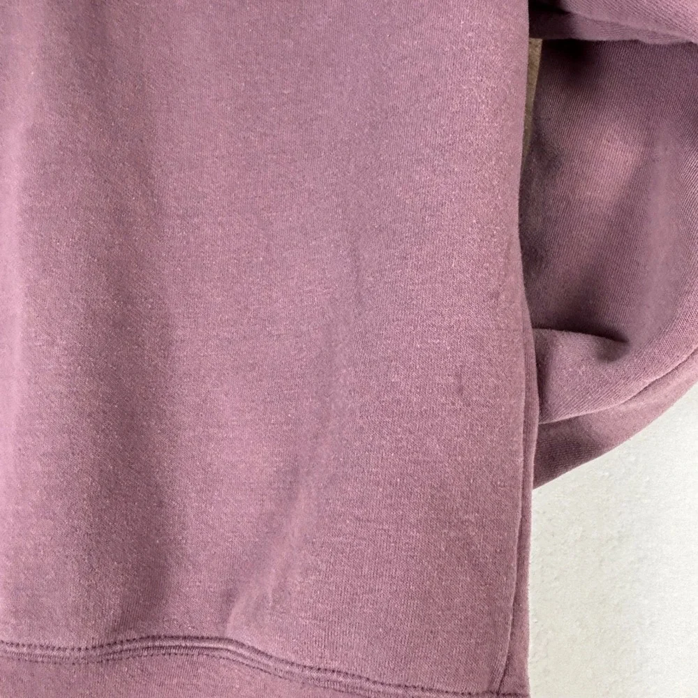 Carhartt Womens Hoodie Size Small Purple Full Zip Sweatshirt Logo Pocket‎ Cozy - Picture 7 of 11